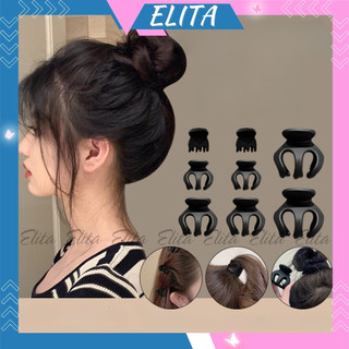 Kẹp cố định tóc đuôi ngựa elita kẹp tóc càng cua cặp búi tóc dễ thương kt08