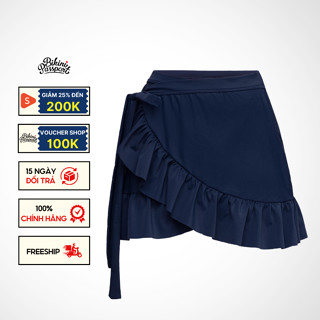 Váy lẻ quấn ngoài (không kèm quần trong) BIKINI PASSPORT - màu Xanh navy - BS284_NV