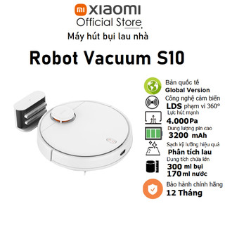 Máy hút bụi lau nhà Xiaomi Robot Vacuum S10 Plus / S10 EU - Hàng chính hãng