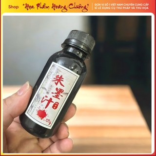 Mực tàu đen chu sa viết thư pháp thư họa vẽ viết trên mọi chất liệu liệu chính hãng