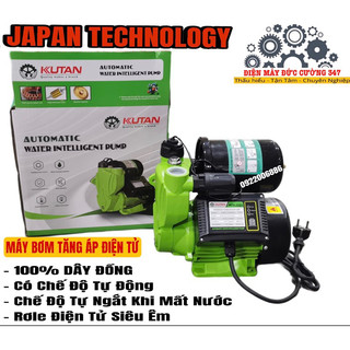 Máy bơm tăng áp thông minh kutan wzb-200a - 200w - 300w - 400w/ rơle điện tử - chống mất nước /bơm tăng áp romano rm150a