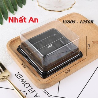 Khay trung thu đế đen XY80S 125gr (Loại dày) - 50 hộp