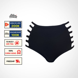Quần bơi Nữ BIKINI PASSPORT kiểu Quần Lưng thấp dây thưa - BS235_BL