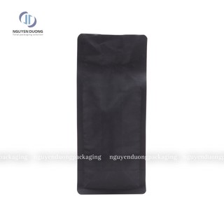 Túi 4 cạnh Đen nhám Đựng trà hoặc cà phê các loại bột