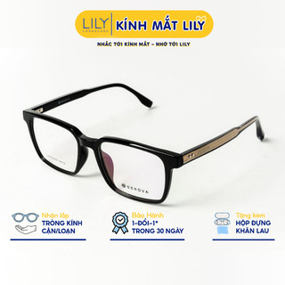 Gọng kính cận nam nữ LILYEYEWEAR chất liệu nhựa chắc chắn màu sắc kiểu dáng thời trang LY30
