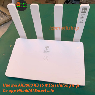 Bộ phát wifi Huawei AX3000 XD21 AX3 MESH roamming, có app HiLink, AI Smart Life