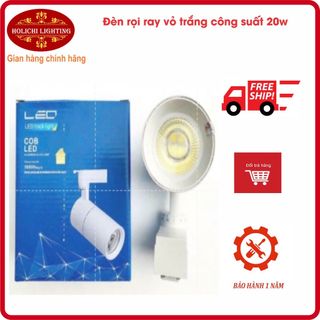 Đèn rọi ray vỏ trắng/đen công suất 20w