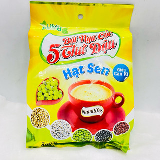 Bột Ngũ Cốc 5 Thứ Đậu Hạt Sen Life’s Food 400g (25gx16 gói)