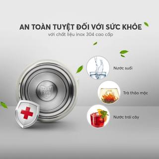 Bình giữ nhiệt inox Elmich EL-8295 Dung Tích 500ml, INOX 304, nắp bật tiện lợi - Chính hãng