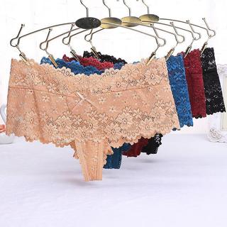 Combo 2 quần Lót Ren Nữ Mềm Mịn, Tôn Dáng Da + xanh