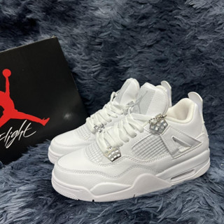 Giày thể thao JD4 Retro Pure Full White, Giày JD4 Trắng Full Box