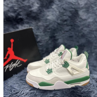 Giày thể thao JD4 Retro SB Sail Pine Green, JD4 Trắng Xanh Lá Hàng Cao Cấp