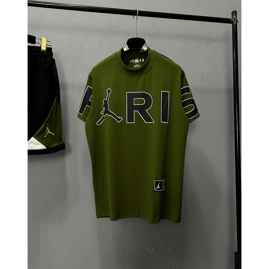 Áo Nam Nữ JOR.DAN PARIS Xanh Rêu Hottred 2024 Chất Liệu Cotton Cao Cấp Thoáng Mát 99 | BigBuy360 - bigbuy360.vn