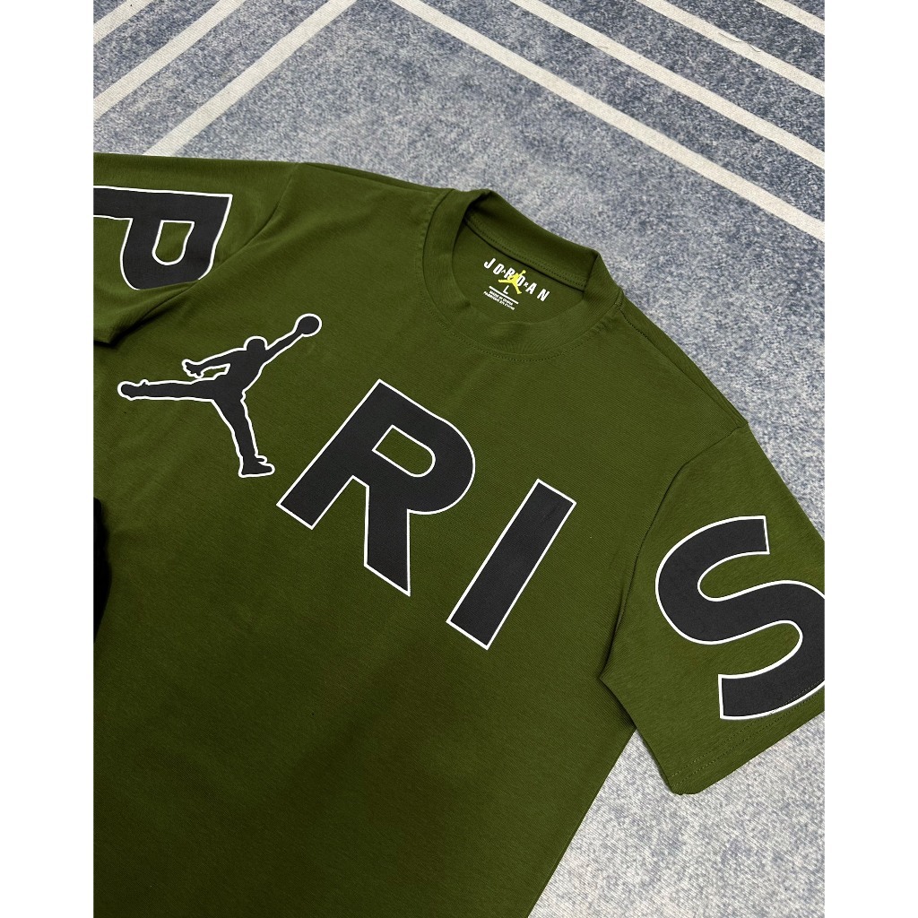 Áo Nam Nữ JOR.DAN PARIS Xanh Rêu Hottred 2024 Chất Liệu Cotton Cao Cấp Thoáng Mát 99 | BigBuy360 - bigbuy360.vn