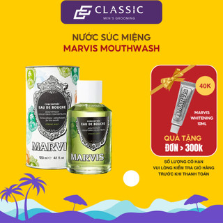Nước Súc Miệng Marvis Strong Mint Mouthwash 120ml