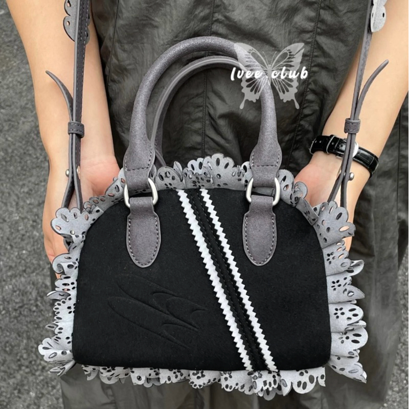 Túi Crying Center boston Leather Cut Lac - new 2024