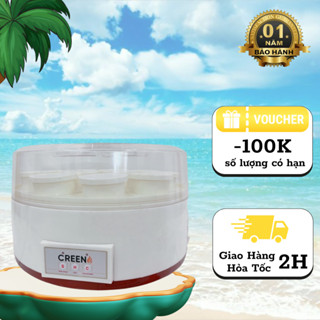 Máy Hấp Và Làm Sữa Chua, Làm Caramen , Làm Bánh Đa Năng Creen CR-H168, Bảo Hành 12 Tháng
