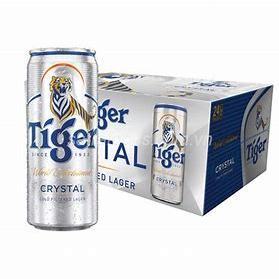 Thùng 24 lon bia Tiger Crystal 330ml/lon