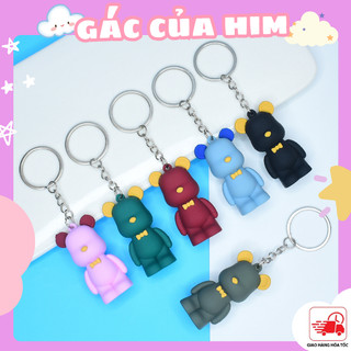 Móc Khóa Hình Gấu Bearbrick Hoạt Hình Dễ Thương