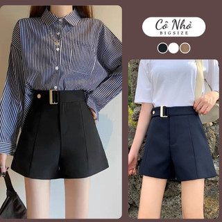 Quần đùi Bigsize Cô Nhỏ , Quần short nữ big size lưng thun ngoại cỡ Q23