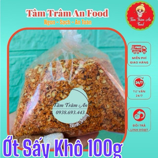 100g ớt khô - nguyên liệu nấu ăn, làm sate ớt, trộn bánh tráng