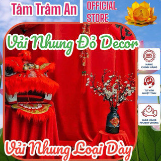 Vải Nhung Đỏ Đô Vải Nhung Đỏ Tươi trang trí phông nền Chụp ảnh
