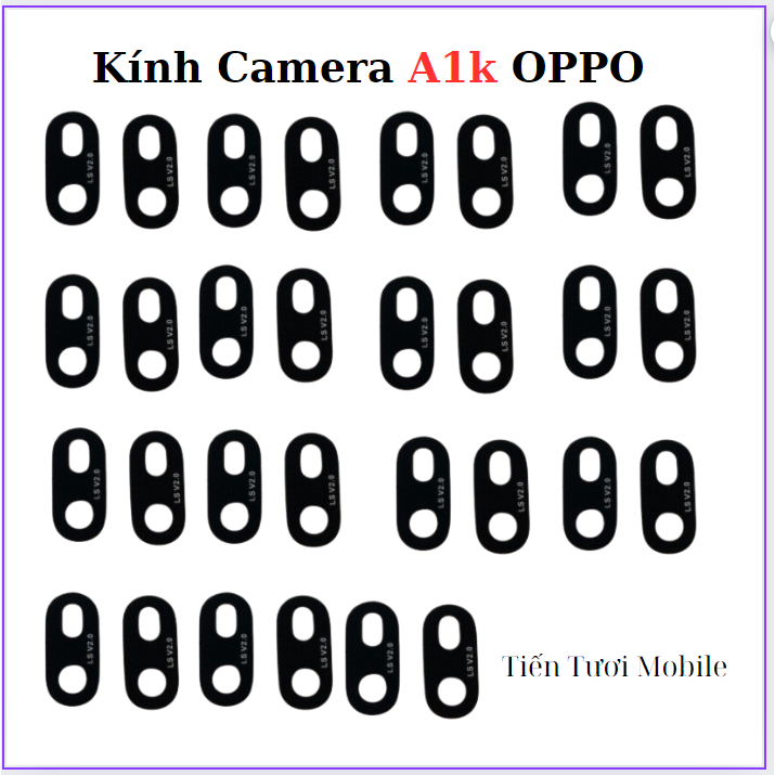 Kính camera A1k Oppo,dùng thay thế