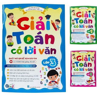 Sách - Giải Toán Có Lời Văn Lớp 1-2-3-4-5 Được Biên Soạn Theo Chương Trình SGK Mới Có Quét Mã QR
