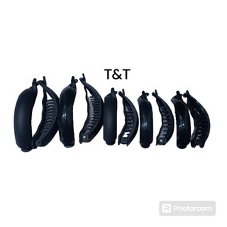 Combo 4 cái Kẹp tóc ngang trơn màu đen (cở to/cở nhỏ)