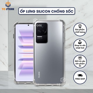 Ốp lưng redmi k50, k50 gaming, k50 pro, k50 ultra silicon dẻo trong chống sốc 4 cạnh bảo vệ camera | ốp lưng chống sốc