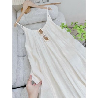 ĐẦM MAXI ĐAN DÂY NƠ SAU BASIC