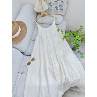ĐẦM MAXI ĐAN DÂY NƠ SAU BASIC