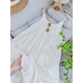 ĐẦM MAXI ĐAN DÂY NƠ SAU BASIC