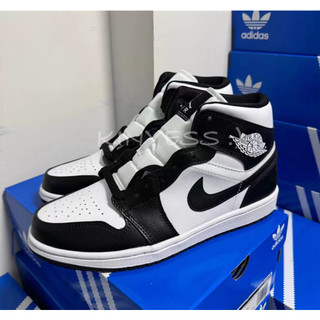 Giày Air Jordan 1 High Mid Black/White  ”Panda"   (Best Quality)