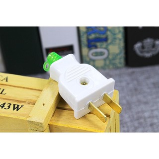 Phích Cắm Điện 2 Chấu Dẹp 10A 220V – Nhựa ABS Chịu Nhiệt, Tiếp Xúc Điện Tốt