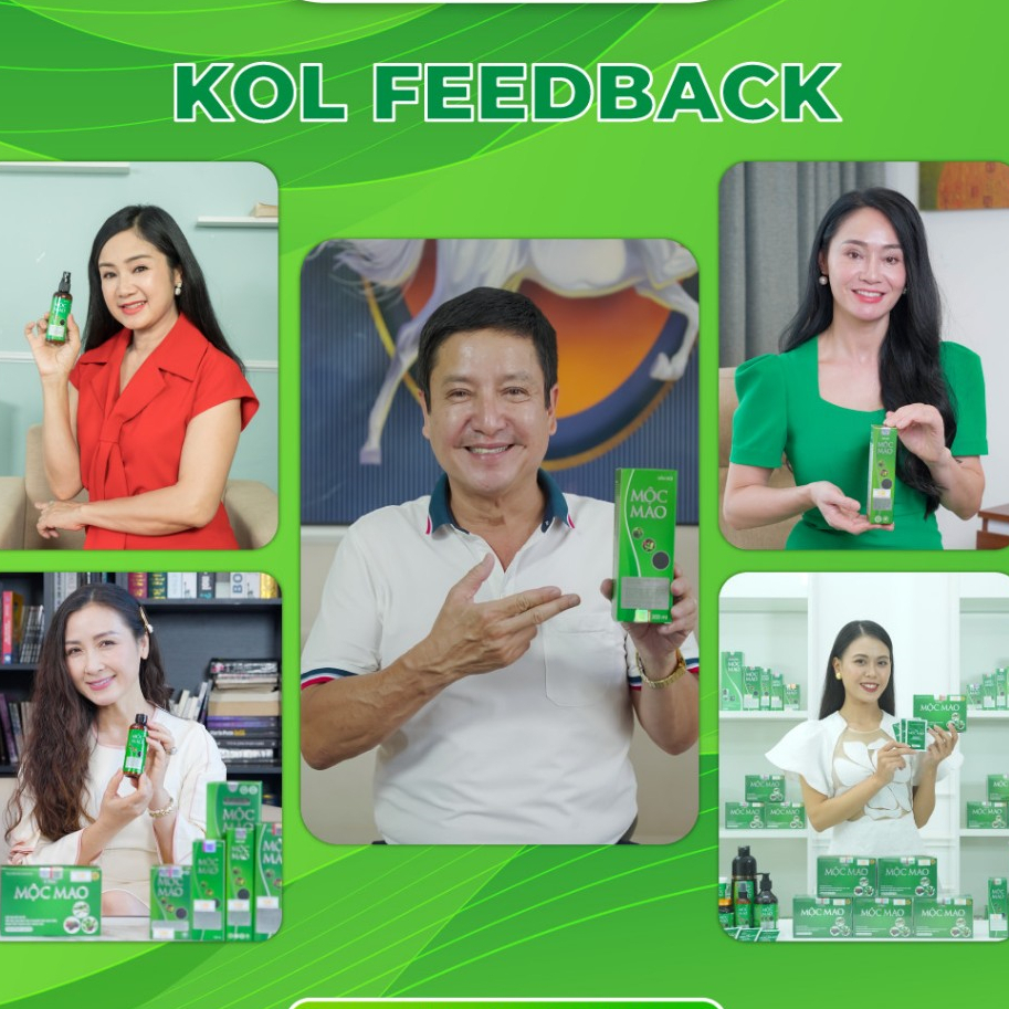 [MUA 3 TẶNG 1] 2 Hộp Viên Uống Mọc Tóc Mộc Mao + 1 Tinh Dầu Xịt Mộc Mao Tặng 1 Dầu Gội Mộc Mao - Tự Nhiên, An Toàn