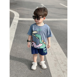 Bộ thể thao bé trai cotton mát kèm ảnh thật