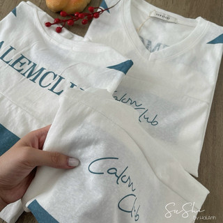 Áo phông giấy cổ tim số 7