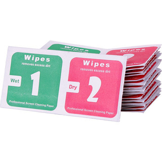  Set combo (1-2) khăn Lau khô + ướt màn hình Điện thoại, Gương, Máy Tính