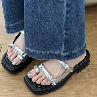 Dép Nữ Đế Cao Xỏ Ngón Sang Chảnh, Dép Nữ Đế Cao 4cm Phù Hợp Đi Biển, Đi Làm B4