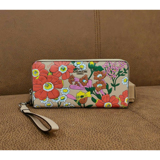 Ví dài nữ hoa siêu đẹp Original Long Zip Around Wallet With Floral Print
