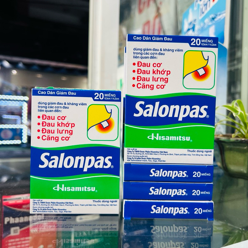 Salonpas Dán hộp 40 miếng