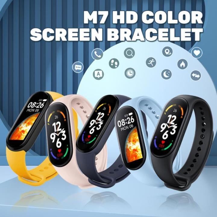 Đồng Hồ Thông Minh M7 Smart Band, Theo Dõi Chuyển Động, Đổi Hình Nền, Thông Báo