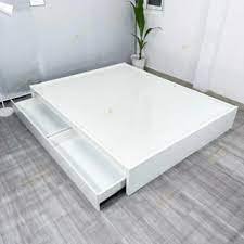 Giường ngủ bệt kiểu nhật, không đầu giường, gỗ MDF giá rẻ