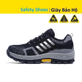 Giày nam bảo hộ lao động gb-03 phong cách thể thao trẻ trung chống đinh , chống dầu , chống va đập