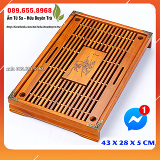 bàn trà đạo bằng gỗ - dụng cụ trà đạo dành cho ấm tử sa