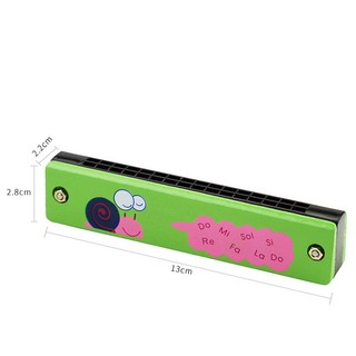 Đồ Chơi Kèn Harmonica 24 Lỗ Bằng Gỗ Cho Bé
