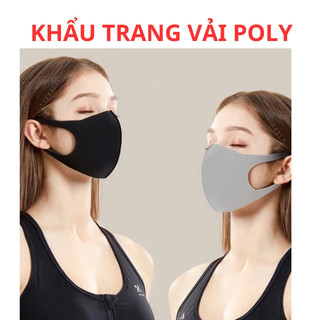 10 Khẩu trang vải su (Poly 2 da) cao cấp