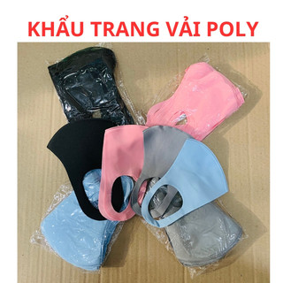 10 Khẩu trang vải su (Poly 2 da) cao cấp