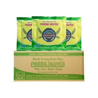 Bánh tráng nước dừa nướng sẵn Phương Nguyên 70g thùng 50 bì